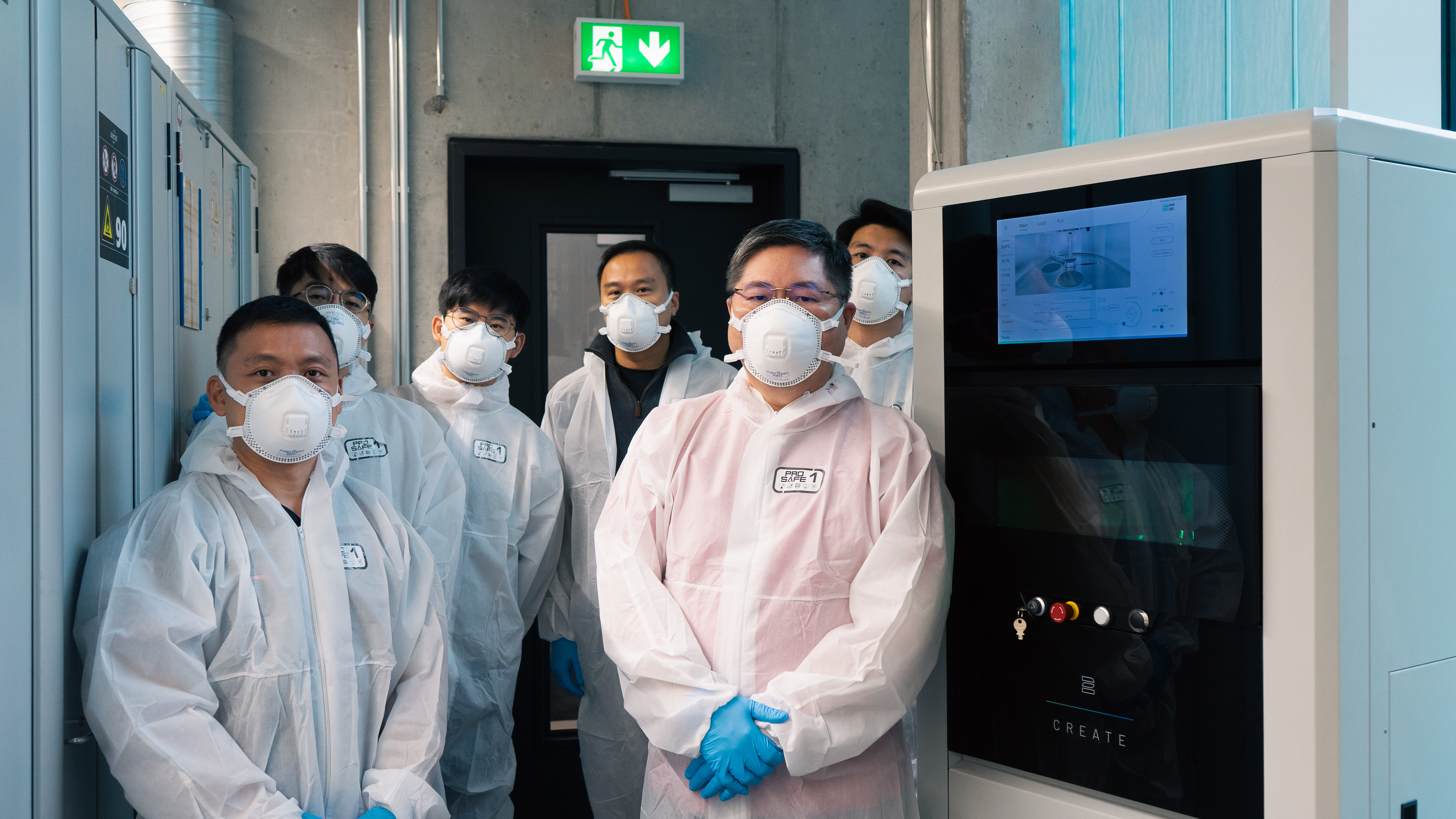 Representatives from Taylor’s University Malaysia, PTW TU Darmstadt, and 2onelab with 2Create 3D metal printer