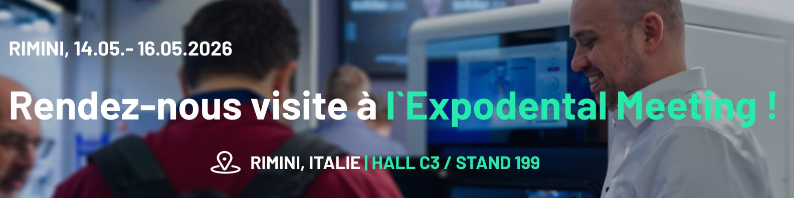 Annonce de la réunion Expodental 2026, Rimini, Italie