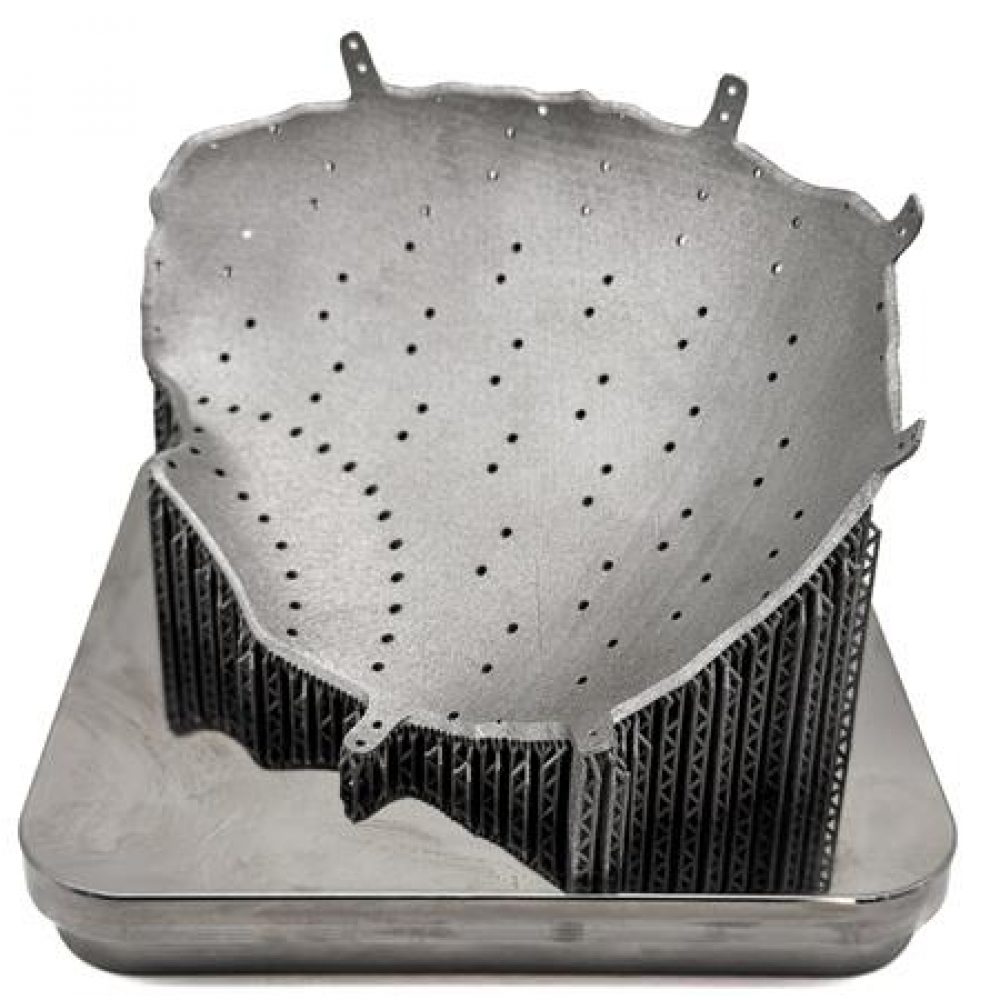 3D printed Cranial implant (Titanium) with 2Create Plus