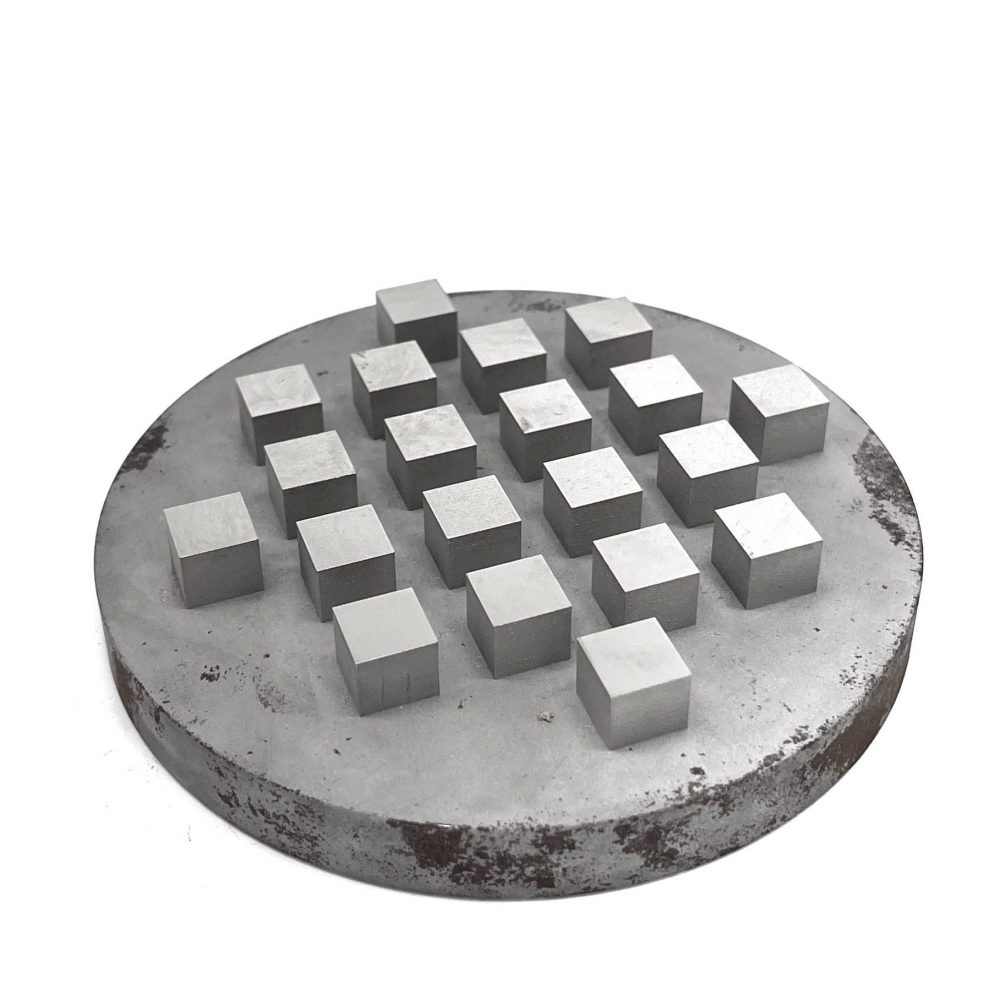 3D printed density samples (Stainless Steel) by 2onelab