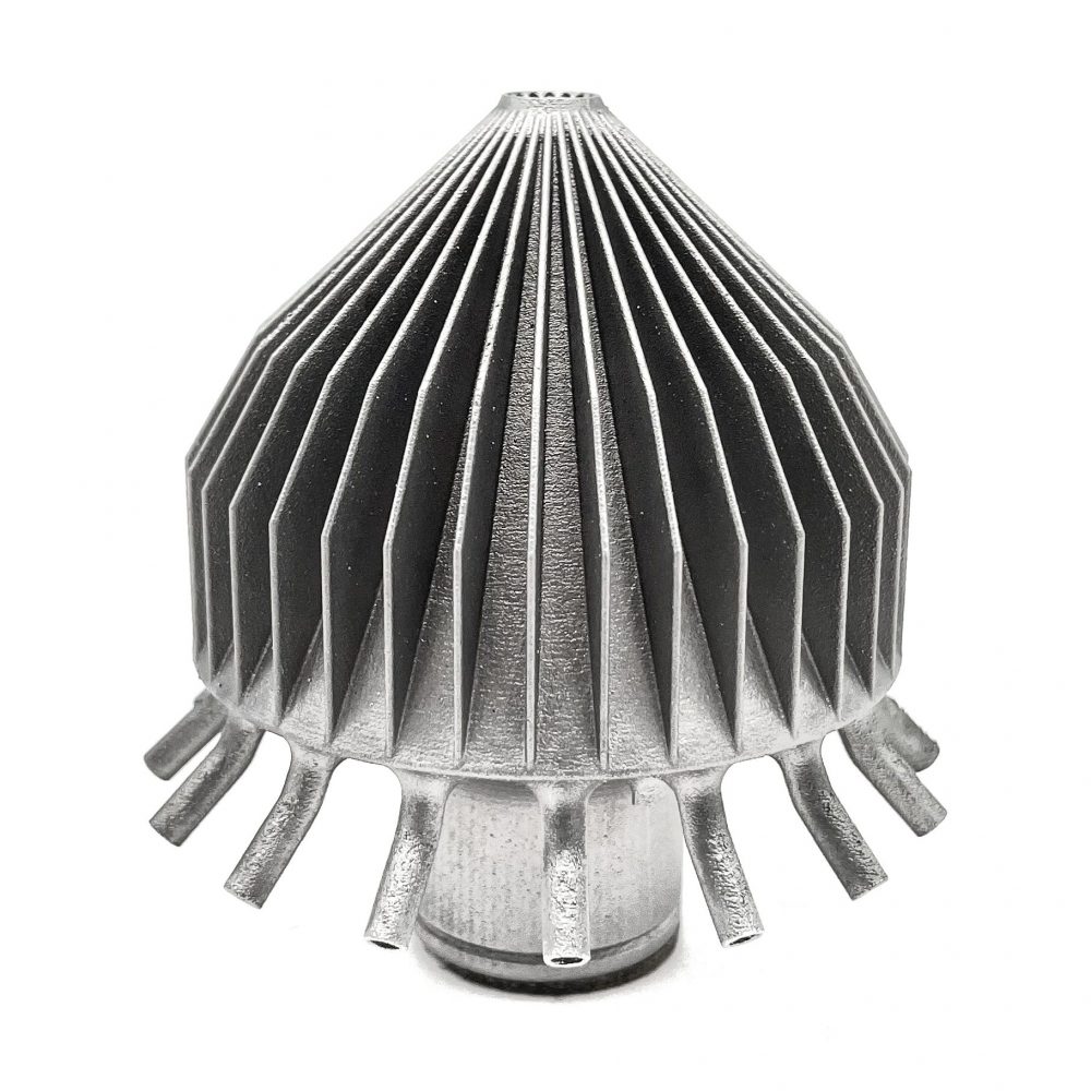 3D printed aluminium nozzle by 2onelab