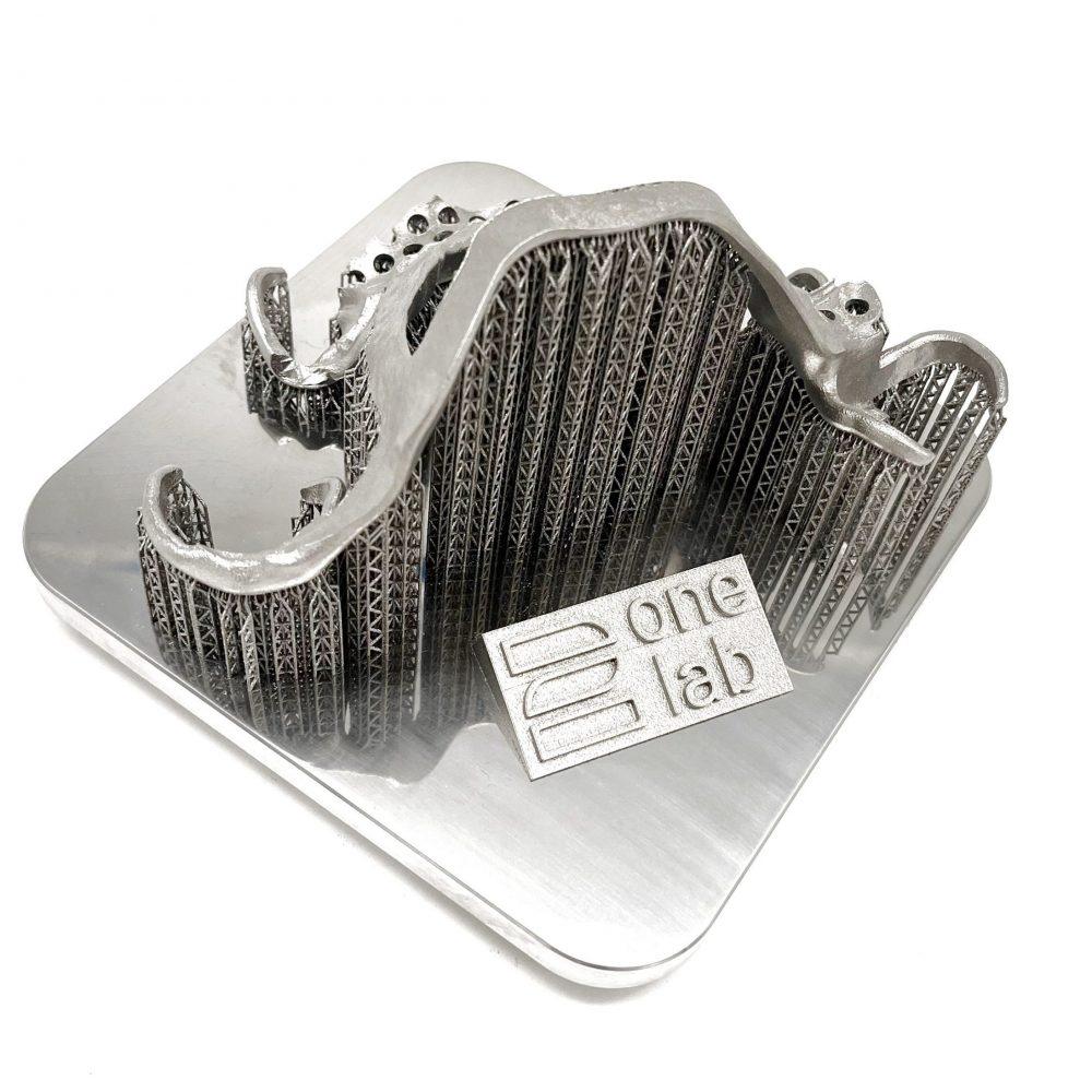 3D printed partial (CoCr) by 2onelab