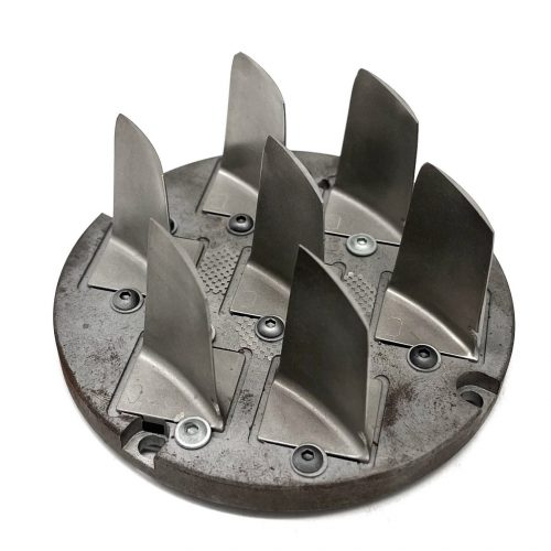 3D printed turbine plates (Titanium) by 2onelab