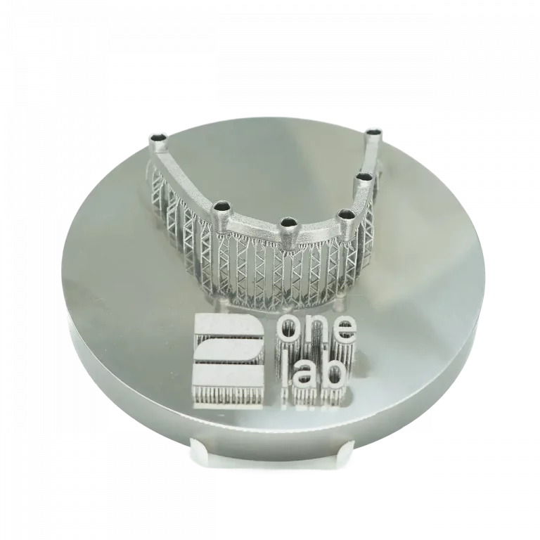 3D printed full arch (CoCr) dental application by 2onelab