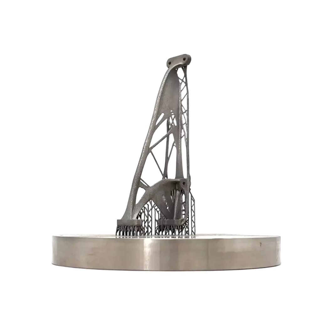 3D printed Bracket (Titanium) by 2onelab