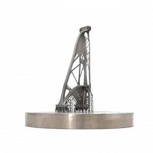 3D printed Bracket (Titanium) by 2onelab