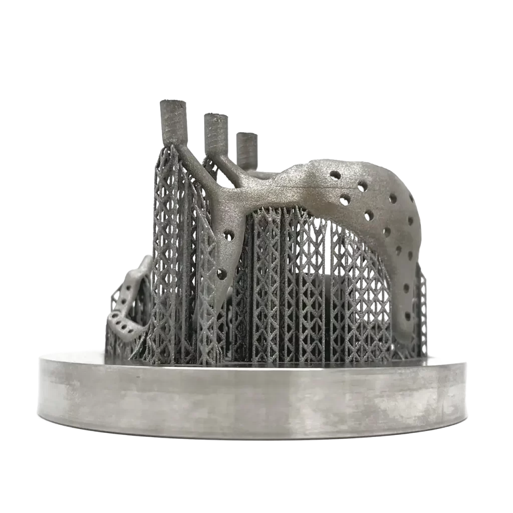 3D printed medical jaw implant (Titanium) by 2onelab