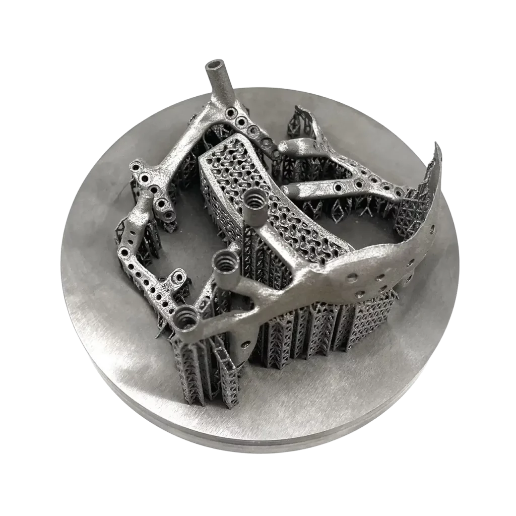 3D printed medical jaw implant (Titanium) by 2onelab