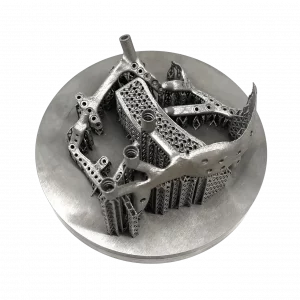 3D printed medical jaw implant (Titanium) by 2onelab