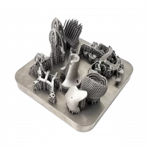 Metal 3D printed forms (Titanium) by 2Create Plus