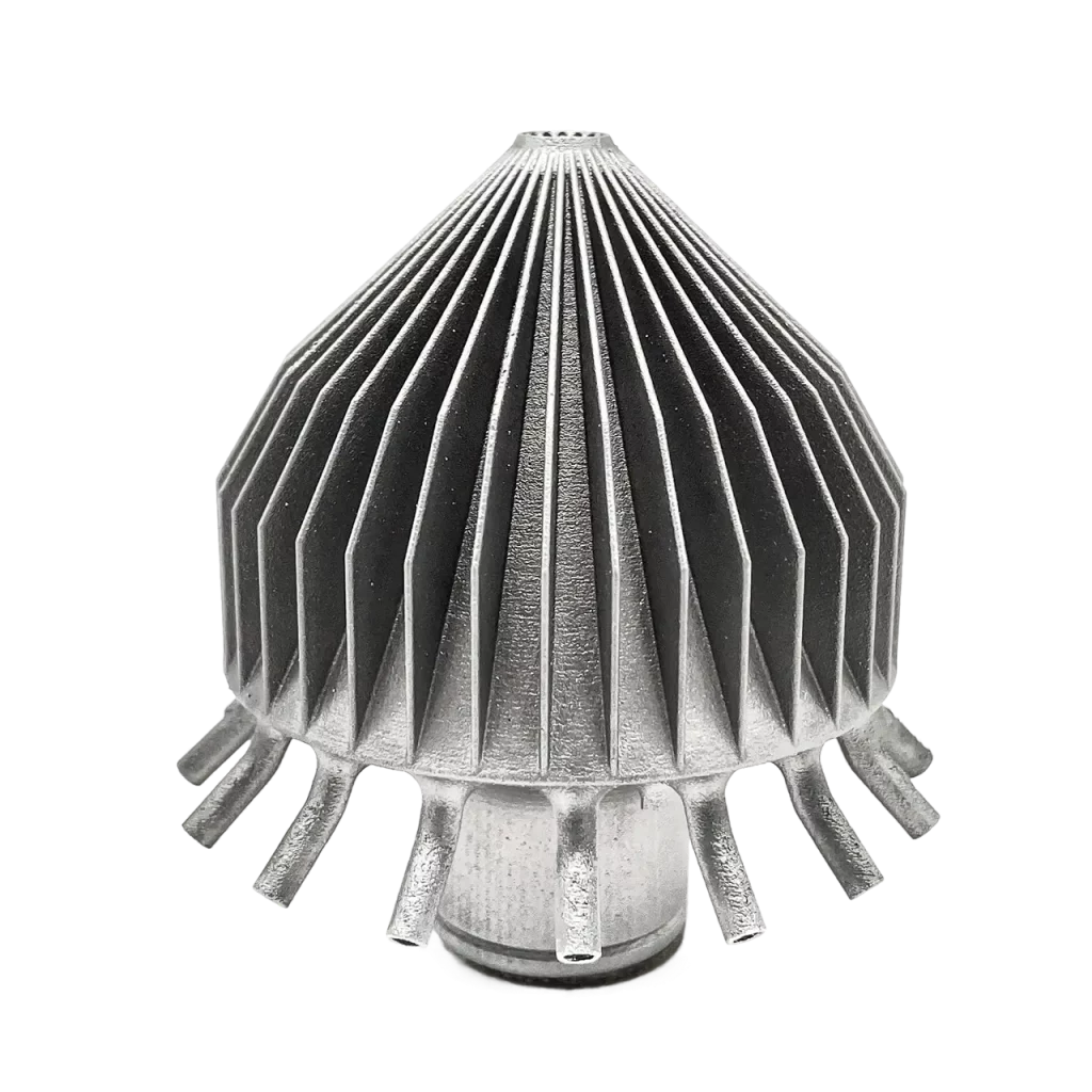 3D printed aluminium nozzle by 2onelab