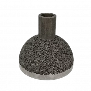3D-printed titanium joint ball by 2onelab