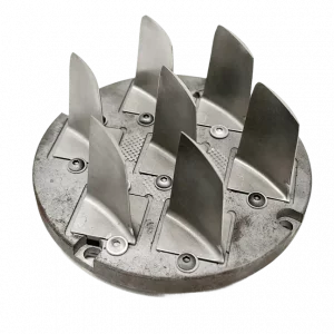 3D printed turbine plates (Titanium) by 2onelab