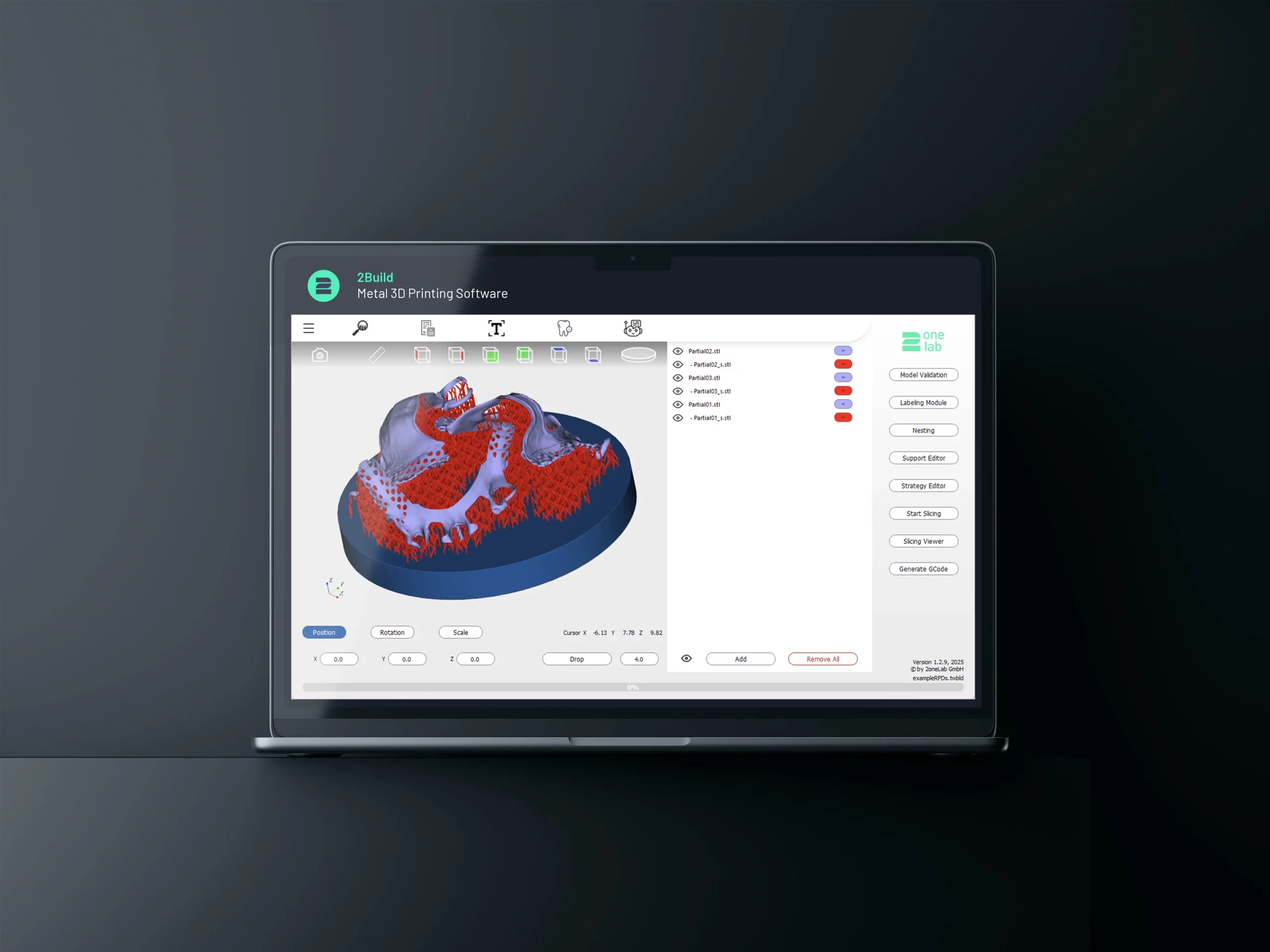 2Build - 3D Metal Printing Software by 2onelab