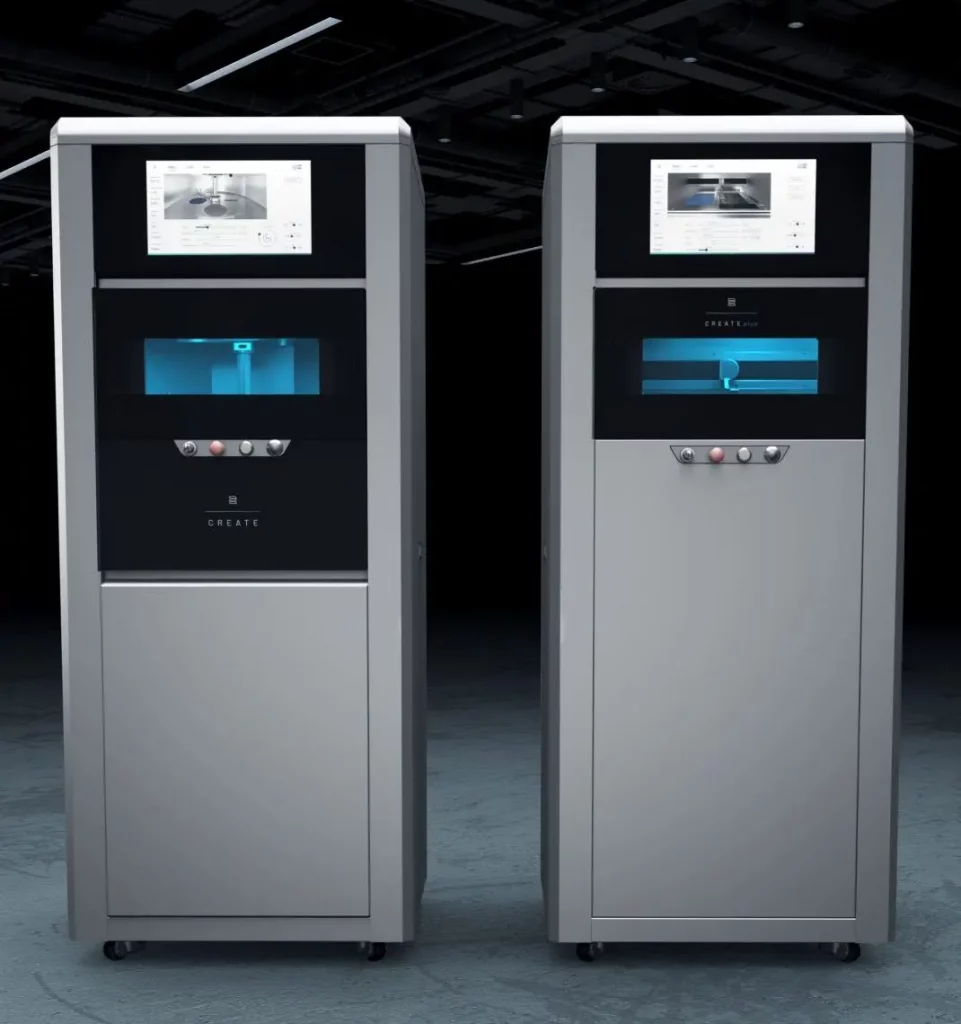 2Create and 2Create Plus metal 3D printers from the front by 2onelab