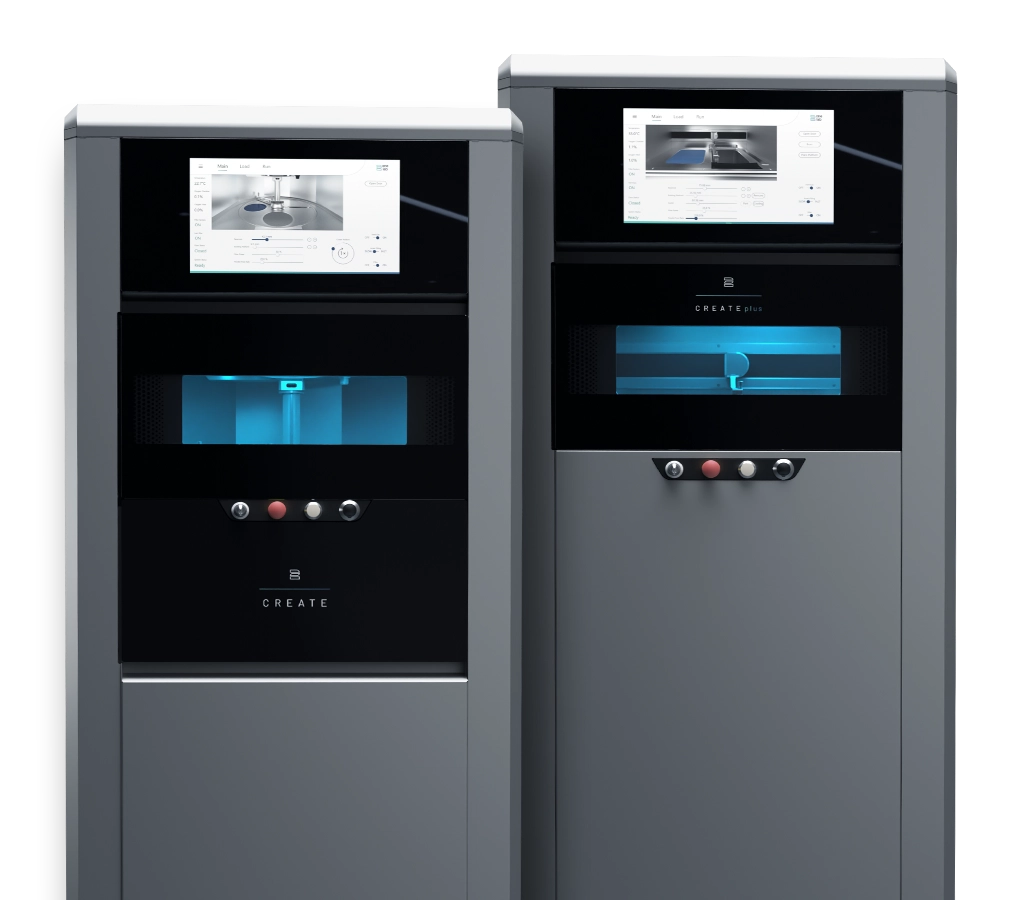 2Create and 2Create Plus metal 3D printers from the front by 2onelab