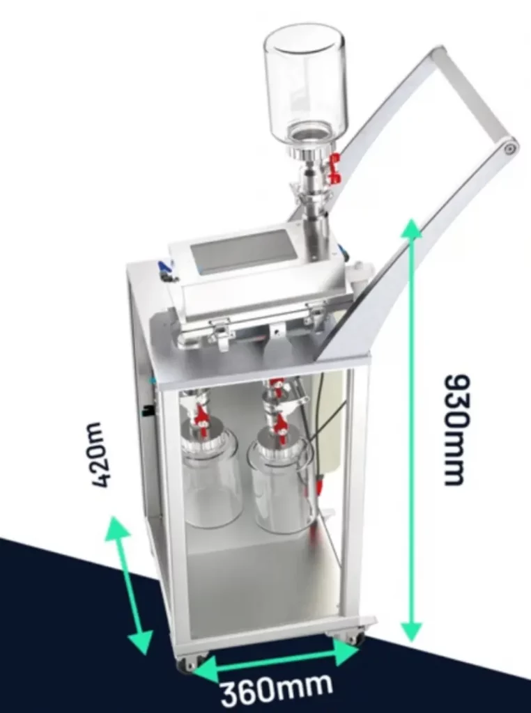 2sieve sieving system fpr metal powder
