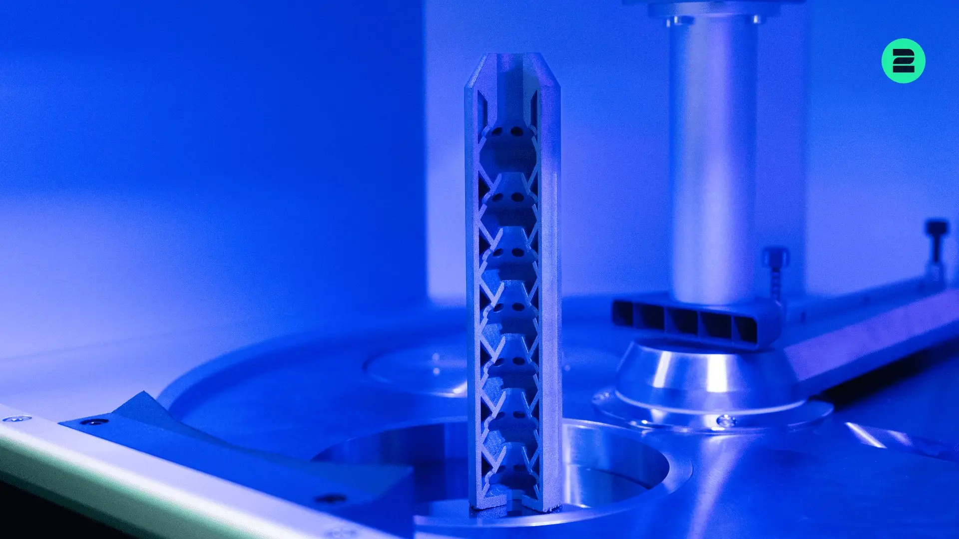 Precision 3D Printed Suppressor in titanium with 2Create 3D Printer Suppressor