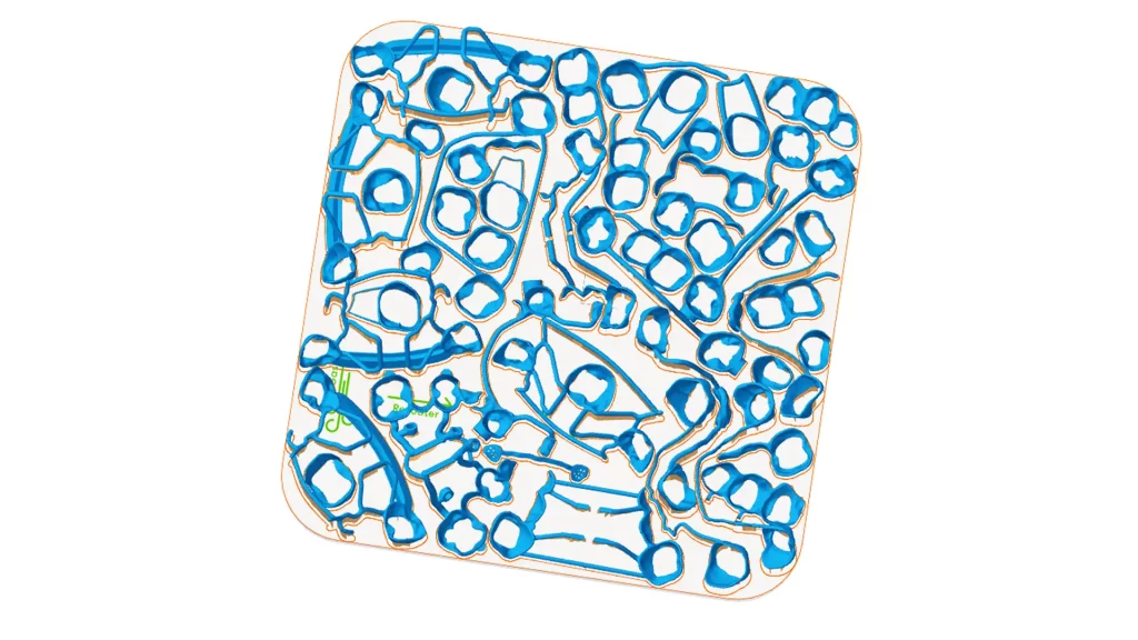 3D printed orthobands with the 2Create Plus metal 3D printer