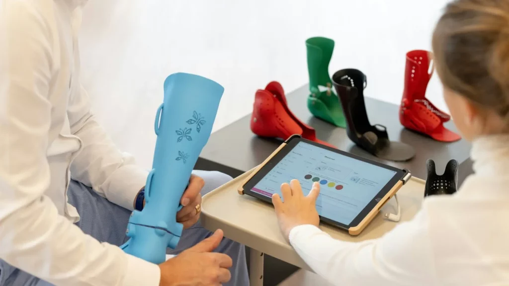3D printed orthoses with designers.