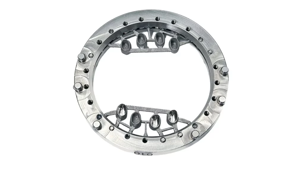 3D-printed telescope components with re-milled cavities