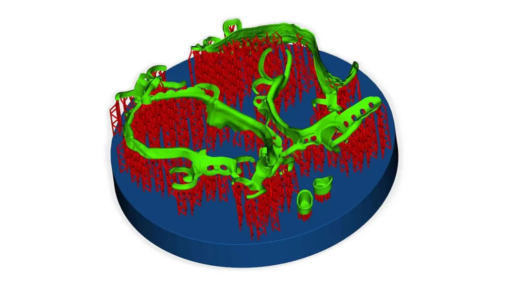 Lattice supports in 2Build Cam