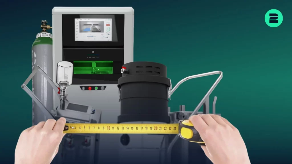 Metal 3D Printing in Minimal Space – The Space Requirement Myth Debunked