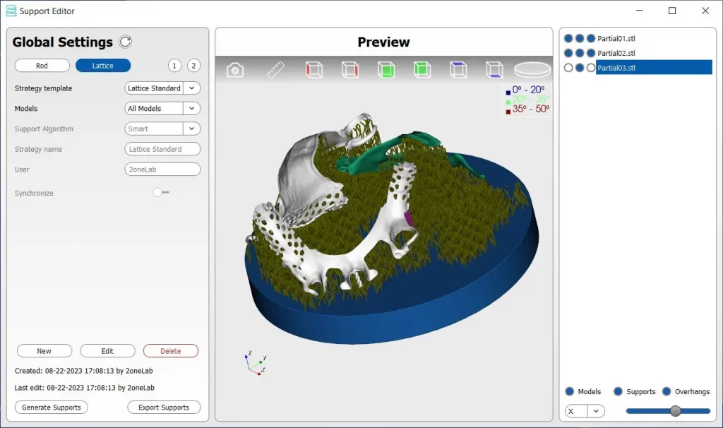 2build software support editor 3d pinting by 2onelab