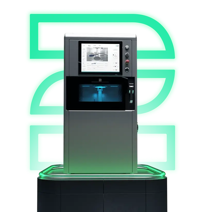 2Create Desktop: Small metal 3D printer. Compact. Mobile. Made in Germany.