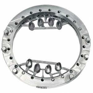 3D-printed telescope components with re-milled cavities