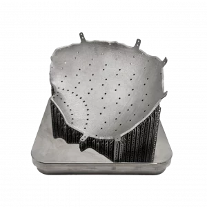 3D printed Cranial implant (Titanium) with 2Create Plus
