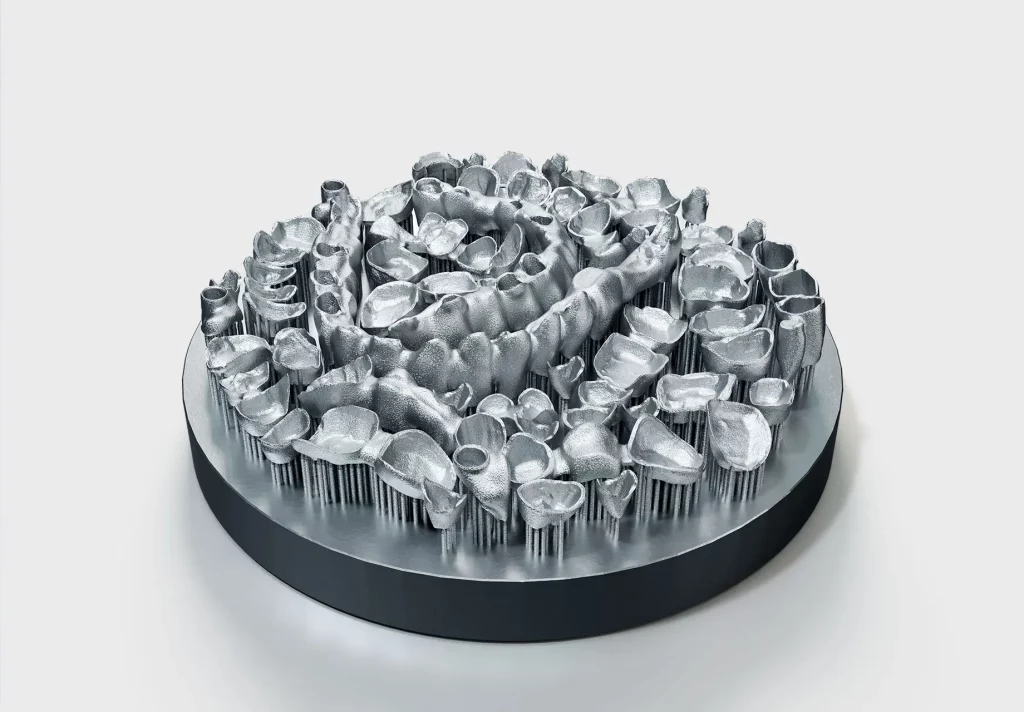 Metal 3D printed crowns and bridges by 2onelab