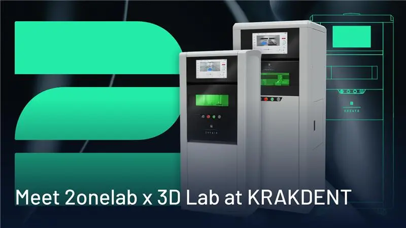 Announcement Krakdent 2025 with 2onelab and 3D Lab