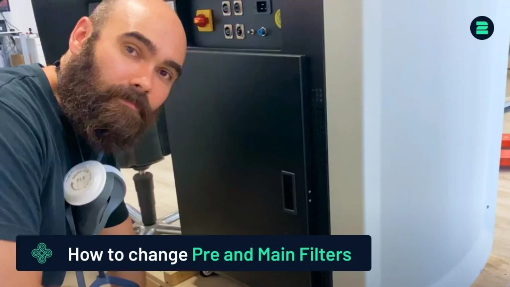 How to change the Pre- and Main Filters of the 2Create