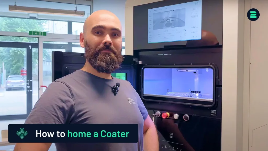How to Rehome the Coater - 2Create