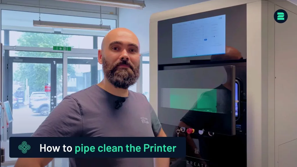 Pipe Cleaning Procedure for the 2Create