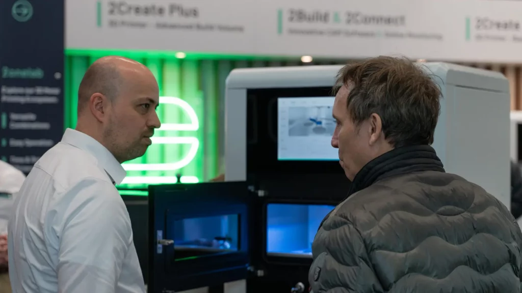 Markus Wolf and guest at Formnext 2024