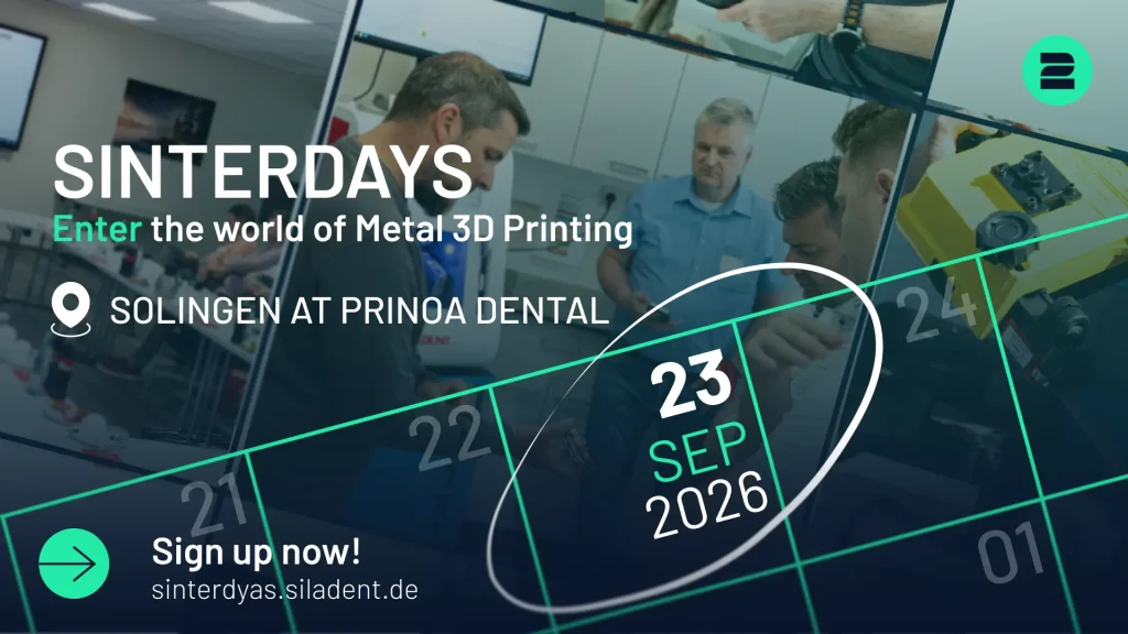 Sinterdays 2026 in Solingen, Germany with 2onelab and Prinoa